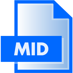 MID File Extension Icon 256x256 png